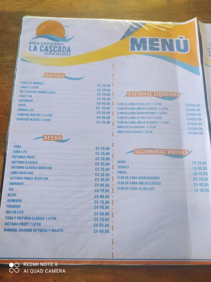 La Cascada Hostel & Restaurant Rivas Exterior photo